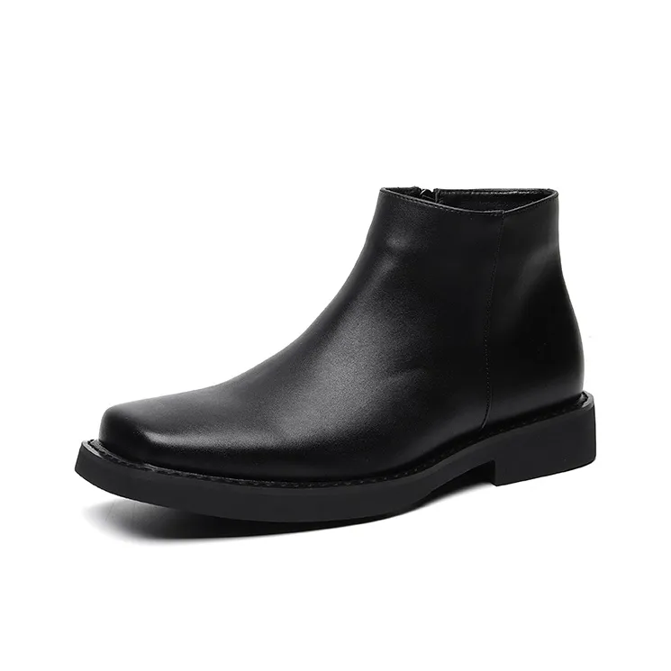 Chi Wolf Ankle Boots Men's Black-2