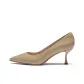 [Air Cotton]-Shiny Cow Leather-Khaki-6.5cm