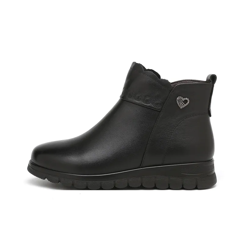 Rich Birds Ankle Boots 3.5CM Women's Black-0
