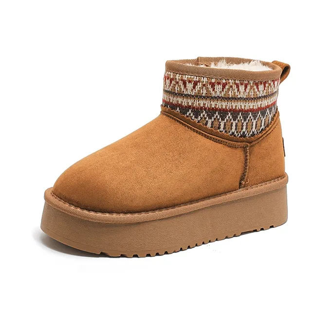 DAPHNE Short Mid-Calf Snow Boots Women's-3
