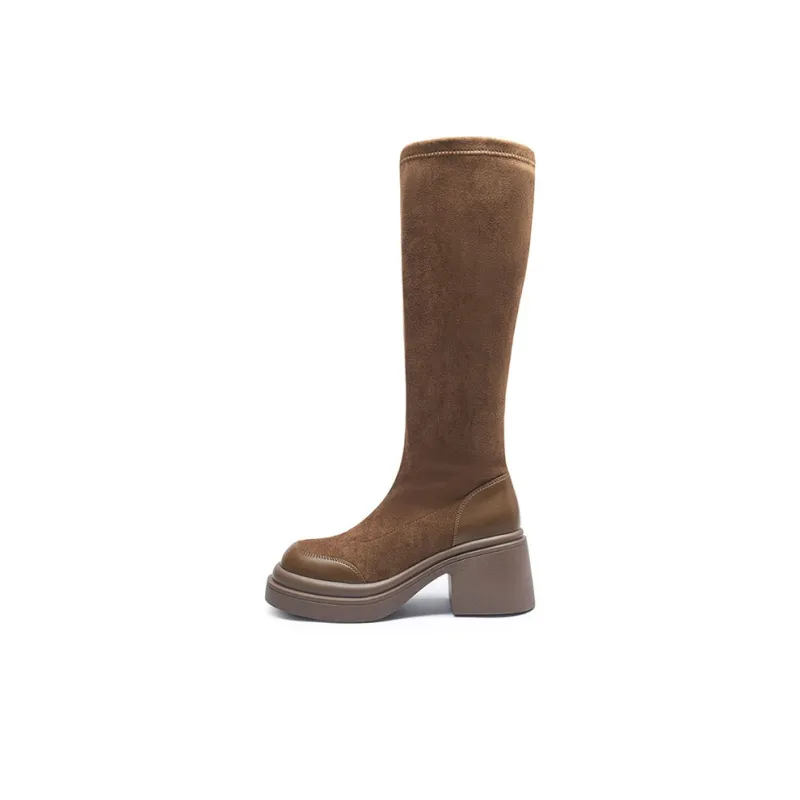 RED DRAGONFLY Knee high Boots 10CM Women's-7