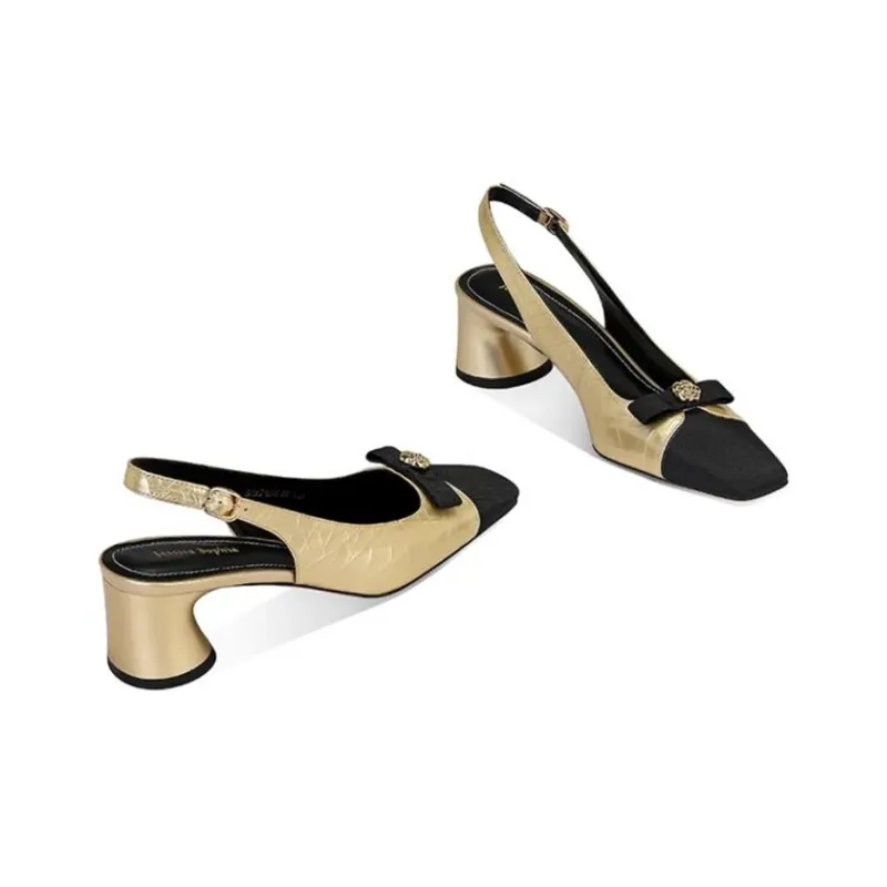 JESSICA SOPHIA Chunky Heel High Heels 5cm Women's-4