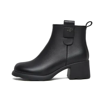 HANG TEN Ankle Boots Women's Black/Light Khaki