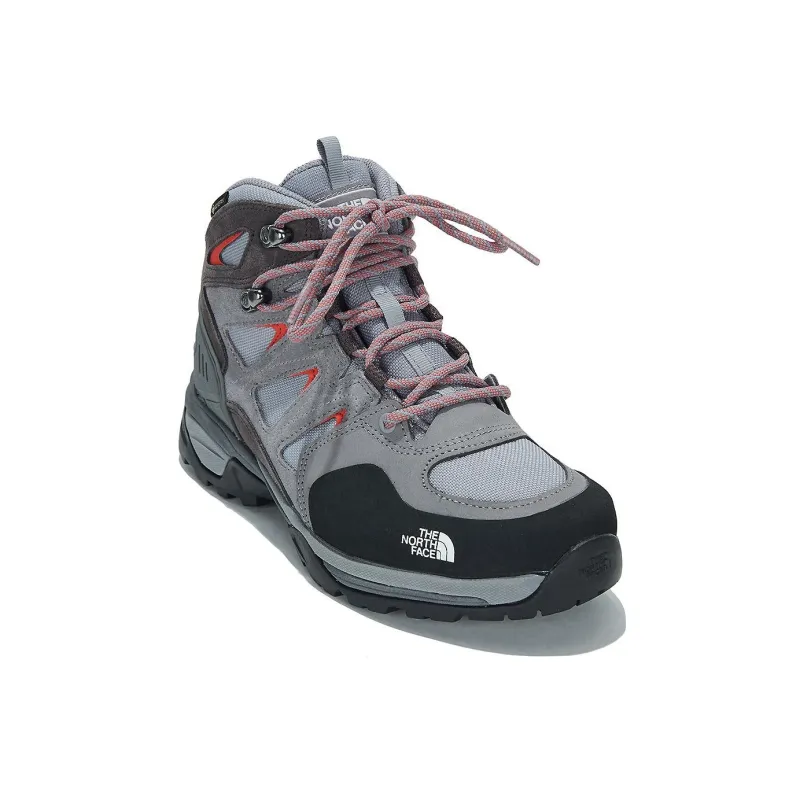 THE NORTH FACE Anti Slip Wear Resistant Mid Top Hiking Shoes Men's Gray-2