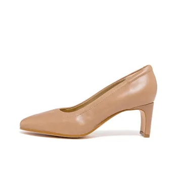 Clarks Chunky Heel High Heels 6.5cm Women's Light Pink