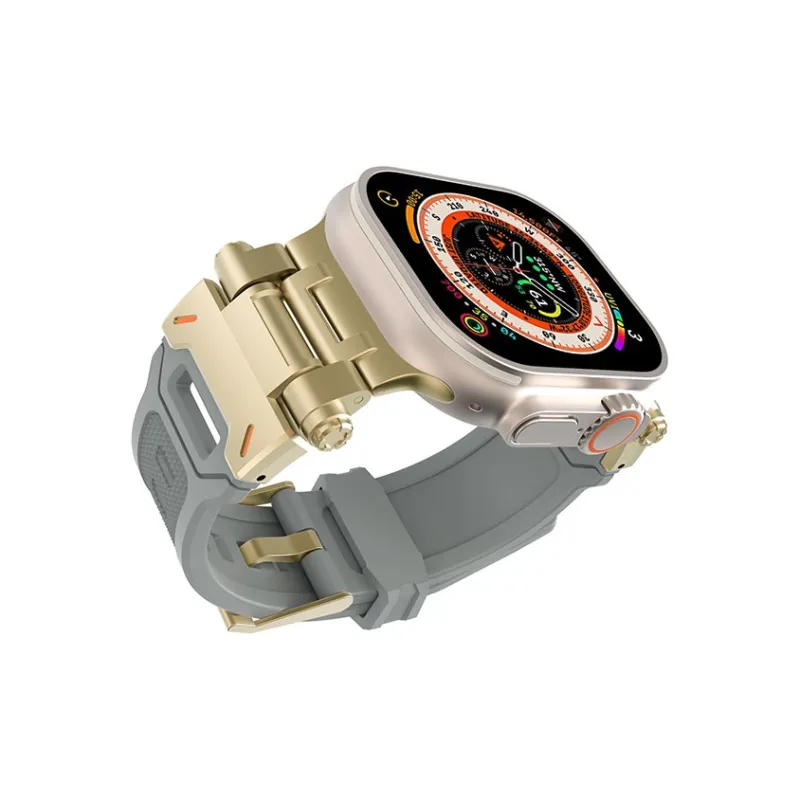 ZHENGGUANG Watch Band Apple Compatibility 41mm Silicone Material-31