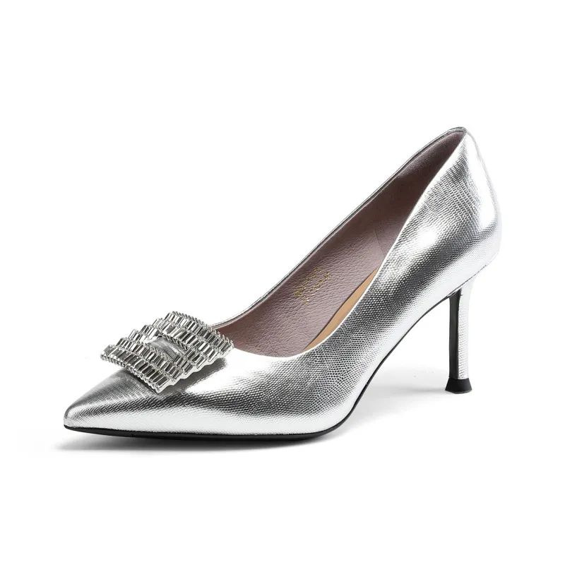 ST&SAT Slim Heel High Heels 8.3cm Women's-1