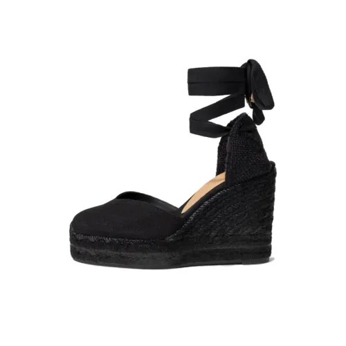 Castañer Wedge Heel High Heels 11cm Women's Black