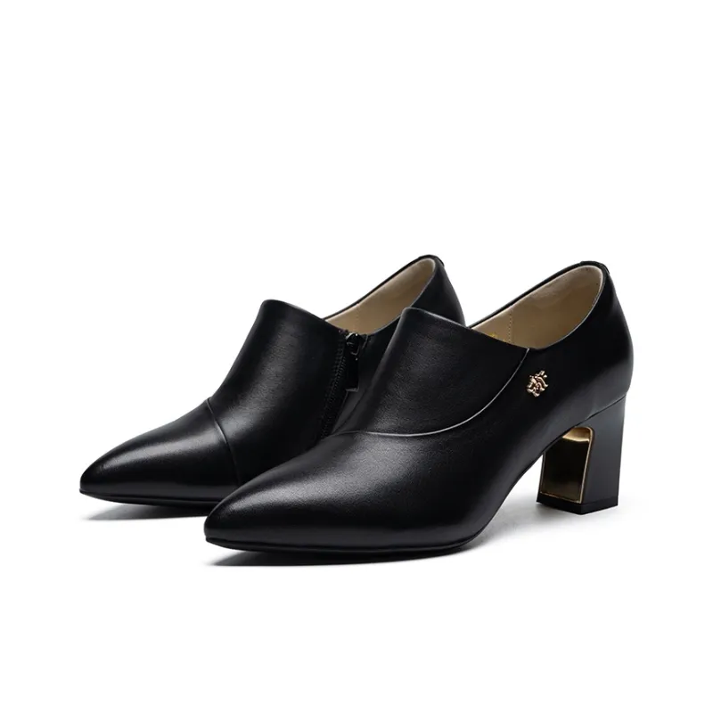 ZHR Chunky Heel High Heels 6.5cm Women's-2