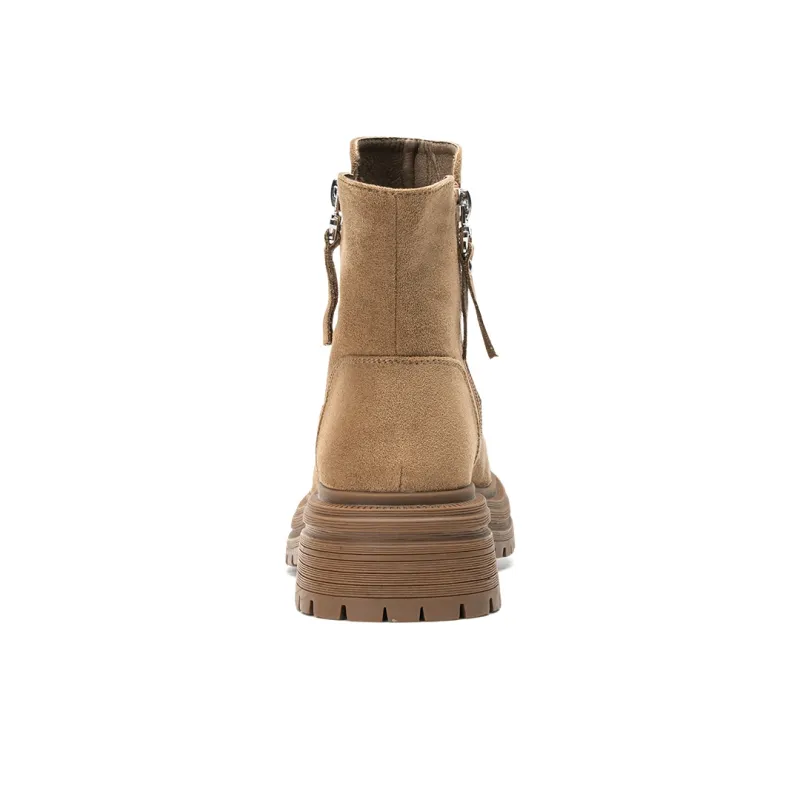 EXULL Q Ankle Boots 4.7cm Women's Khaki-2
