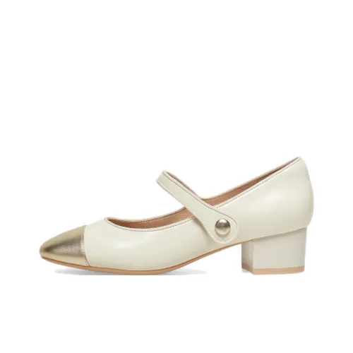 BASTO Block Heel High Heels 4cm Women's