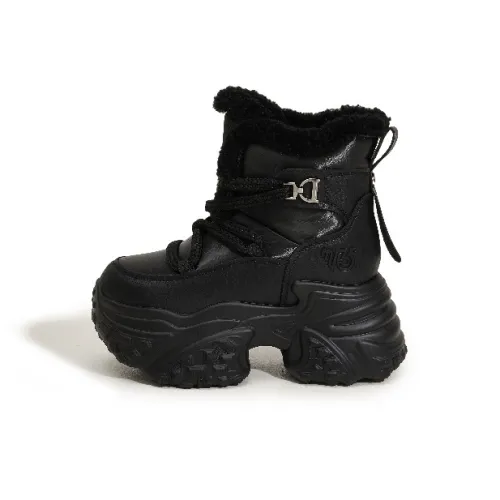 Milan Love Song Warm Height Increasing Short Snow Boots Women's