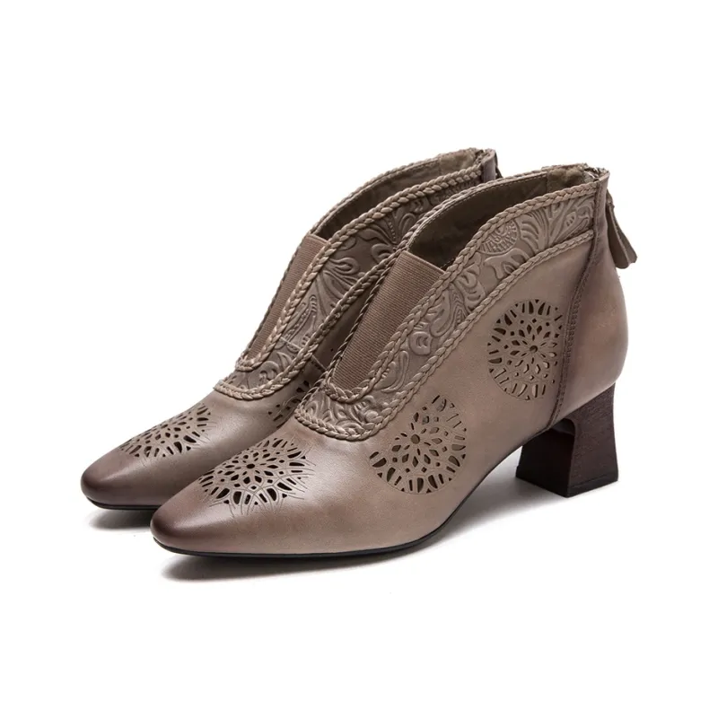 Jay Ankle Boots Women's Brown/Khaki-6