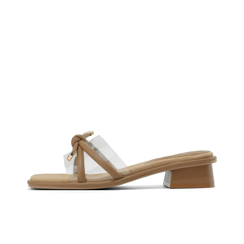 DAPHNE Chunky Heel High Heels 4CM Women's-3