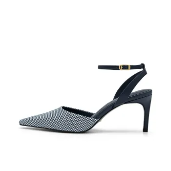 PEDRO Studio Series Slim Heel High Heels 7.5cm Women's Dark Blue
