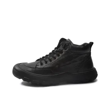TOM TAILOR Cool Black Urban Techwear Boots Thermal Snow Boots Men's