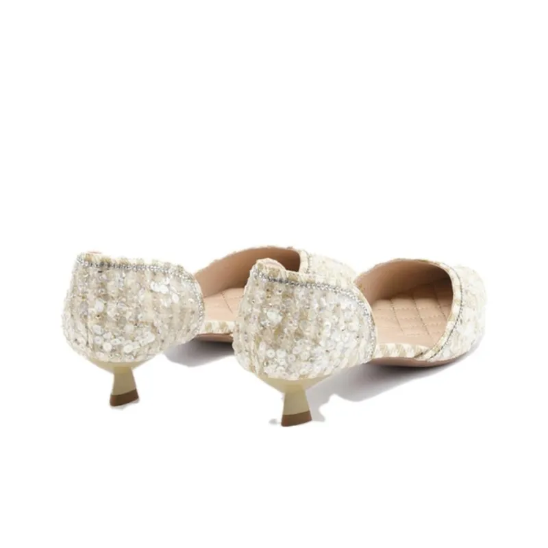 FOND&BERYL Chunky Heel High Heels 4cm Women's-2