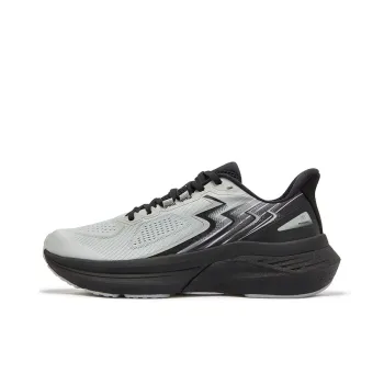 361° Cushioning Anti Slip And Wear Resistant Low Top Running Shoes Unisex Black Gray Color