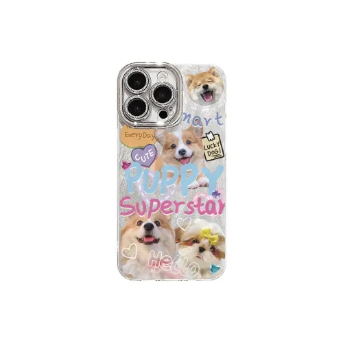XIANGRIKE TPU Material Corgi ZSE Phone Case Compatible With IPhone 15/14 Plus/13/12/11/15 Pro Max/XS/XR/XS Max/8 Plus