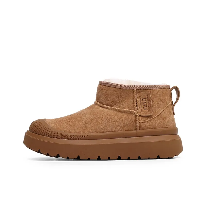 MODENGPAN Snow Boots Unisex Brown/Camel-5