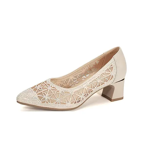LESELE Chunky Heel High Heels 5cm Women's-1
