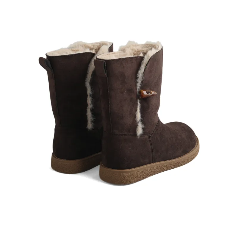 An Old Man Snow Boots Women's Brown/Khaki/Black-6