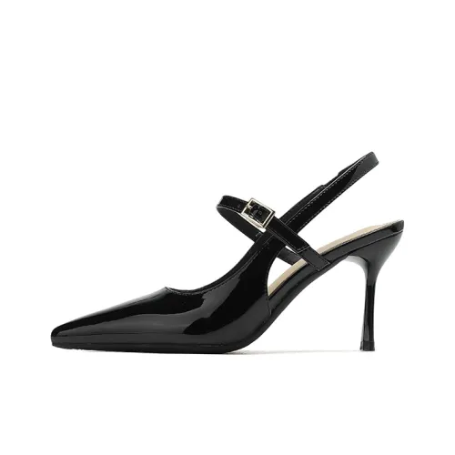 Zubumei Slim Heel High Heels 8cm Women's