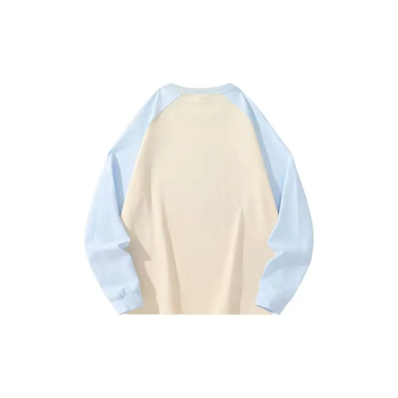 CHANGE SHE Sweatshirt Unisex Beige Apricot & Arctic Blue-1