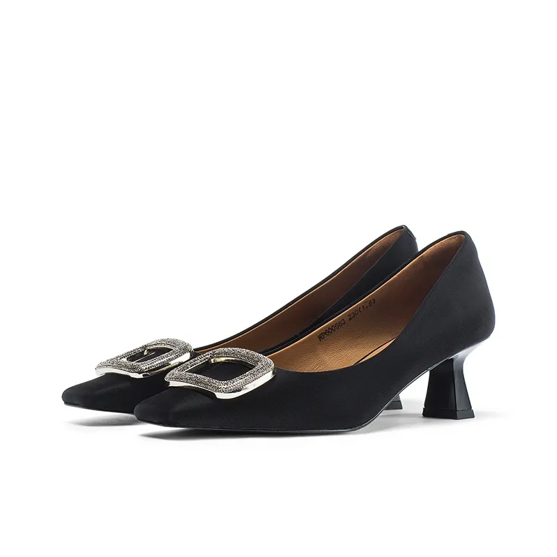 Coup De Foudre Flared Heel High Heels 5.5cm Women's-1