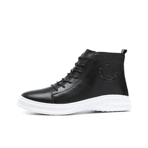 YEDANI Ankle Boots 4cm Men's Black