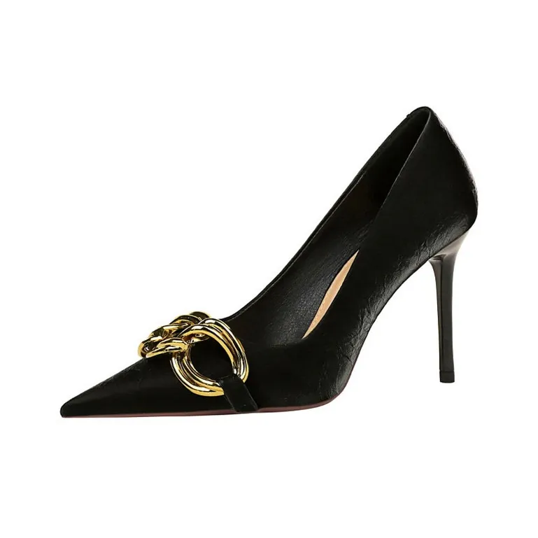 BIGTREE Slim Heel High Heels Women's-0