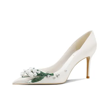 ROSE CASTLE High Heels Women's White