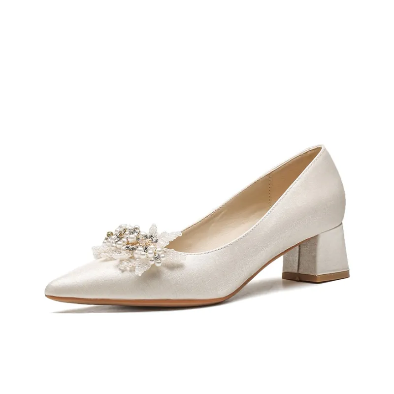 Ainer-cat Chunky Heel High Heels 5cm Women's-1