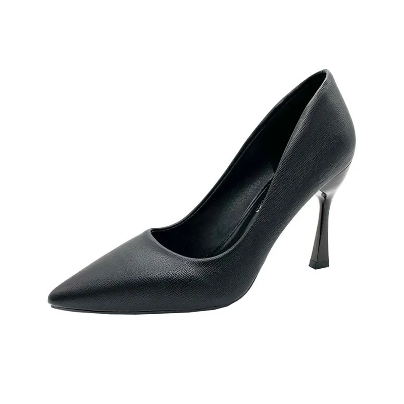 PARK DANCE High Heels Women's Beige/Apricot/Black-4