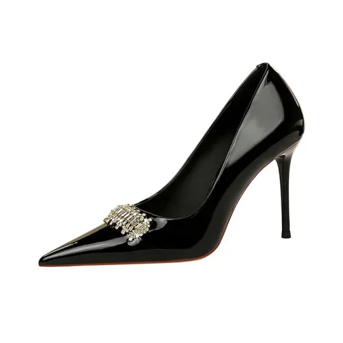 BIGTREE Slim Heel High Heels 9.5cm Women's