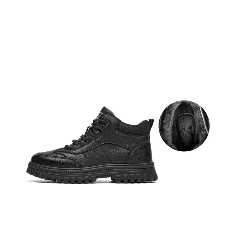 TRUMPPIPE Ankle Boots Men's Black-1