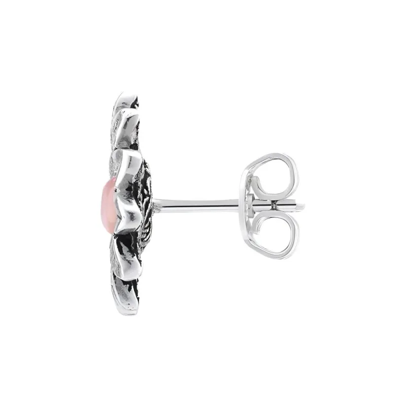 GUCCI 925 Sterling Silver Stud Earrings Women's Silver-1