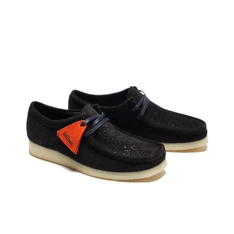Clarks X Civilist Embossed Suede 'Black'-3