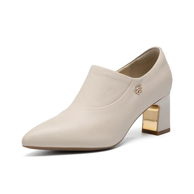 ZHR Chunky Heel High Heels 6.5cm Women's-15
