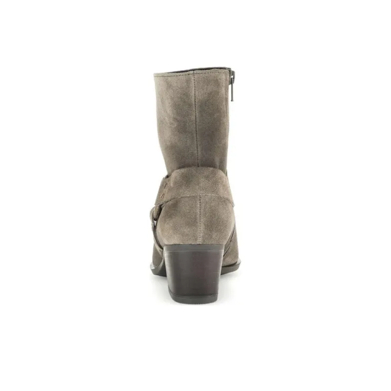 Gabor Comfort Ankle Boots 5cm Women's Gray Green-3