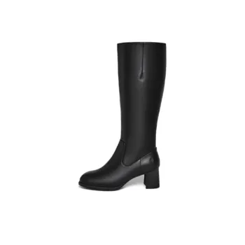 Hush Puppies Knee-high Boots High Heel Women's Black