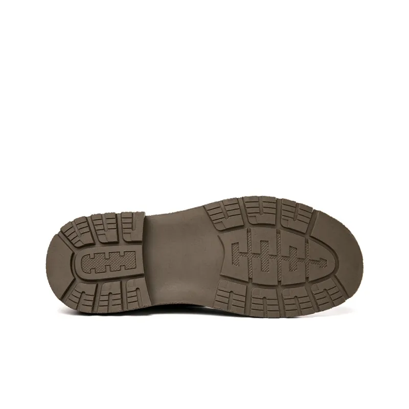 Wen Nai Ankle Boots Men Black/Khaki-19