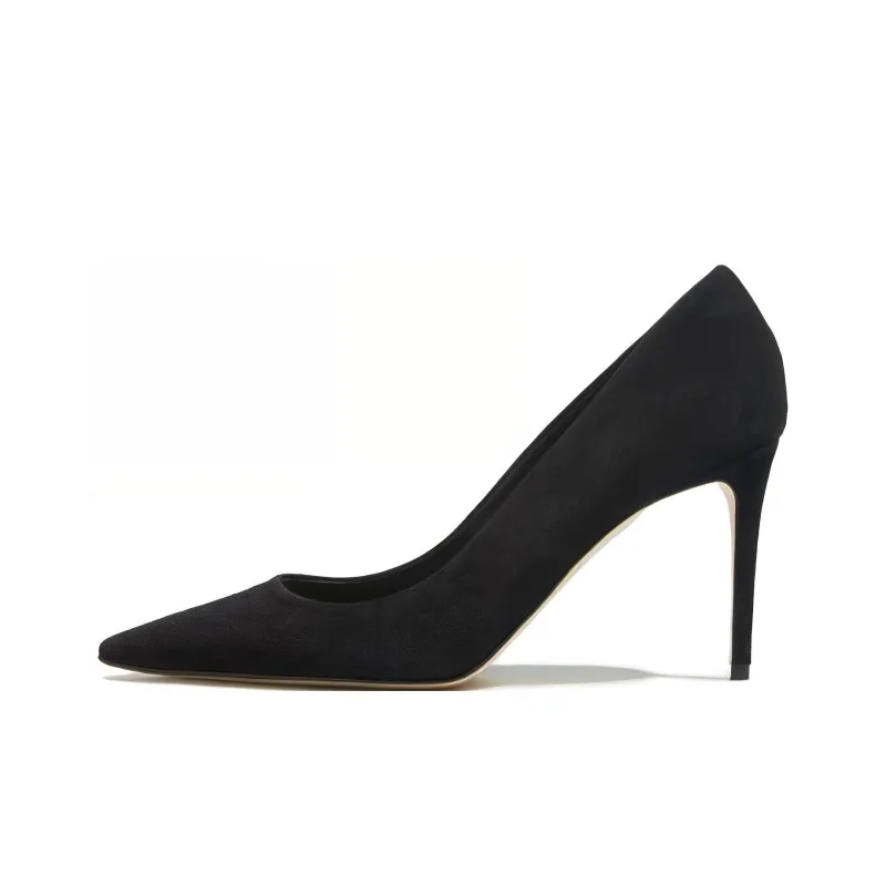 SCAROSSO X Brian Atwood Gigi 95mm Suede Pumps-0