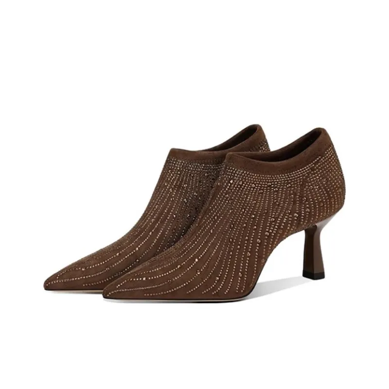 JESSICA SOPHIA Slim Heel High Heels 7cm Women's-4