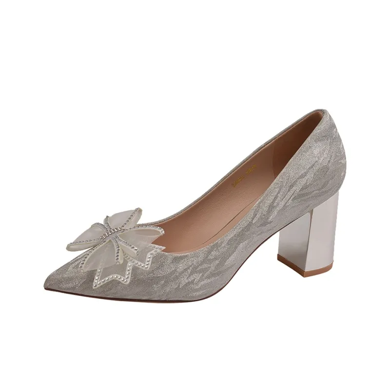 Xingdiman Chunky Heel High Heels Women's-12