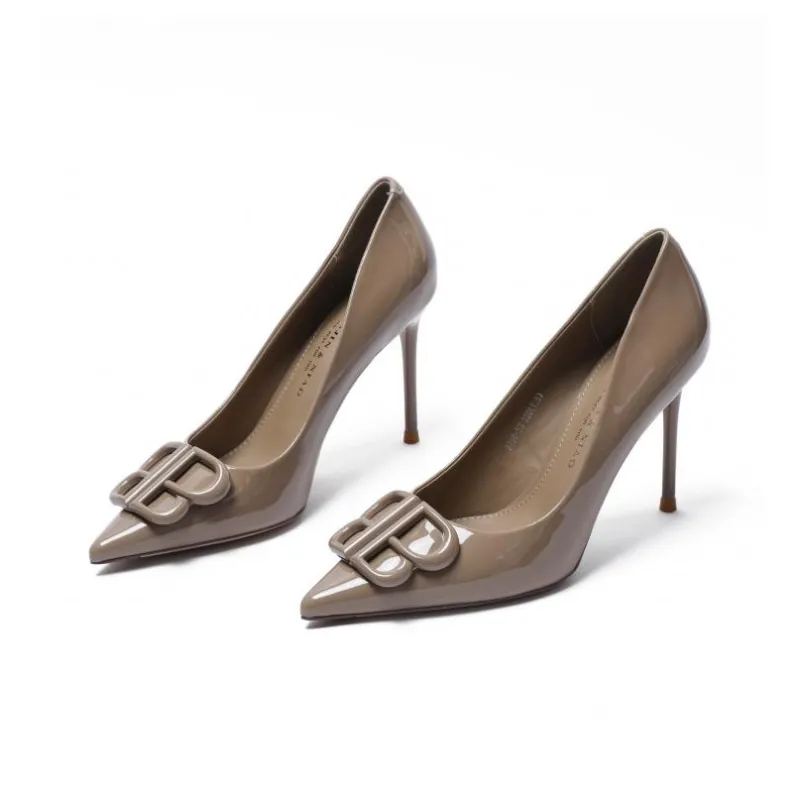 FESOUNE Slim Heel High Heels 8cm Women's-1