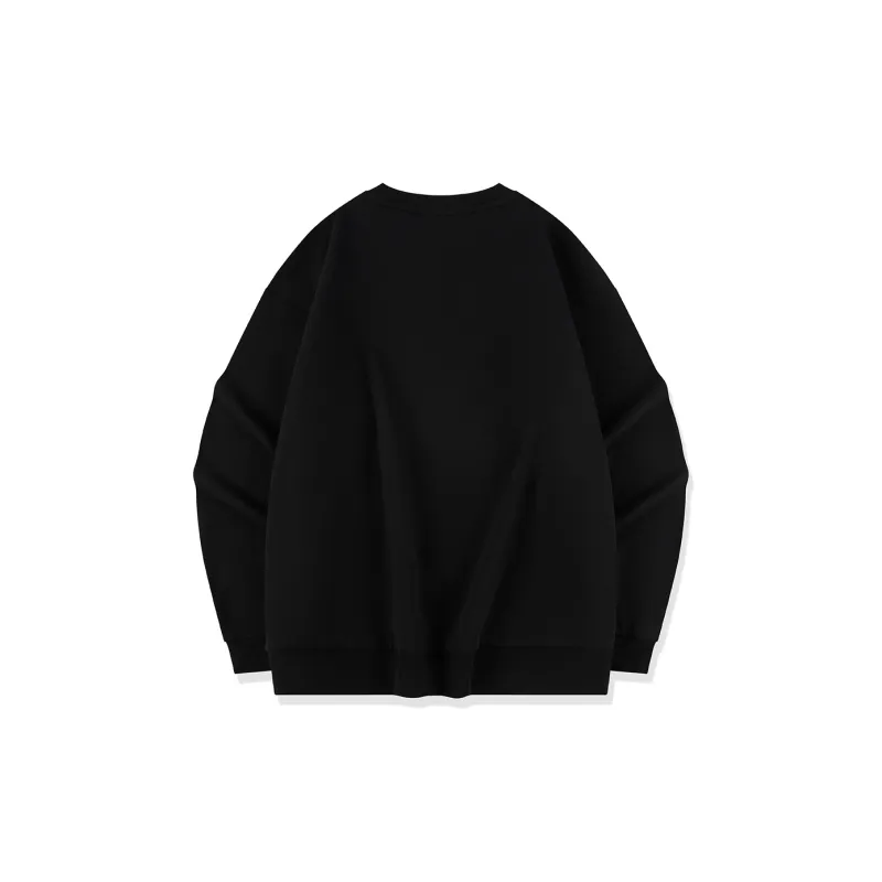 QIAODAN Get Rich Every Day Sweatshirt Men's Black-1