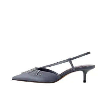 ZARA Slim Heel High Heels Women's Blue