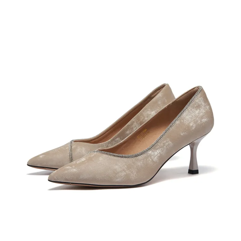 ST&SAT Slim Heel High Heels 6.5cm Women's-7