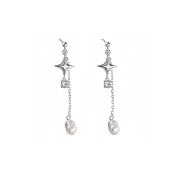 EAR PARTNER 925 Sterling Silver Earrings Women's